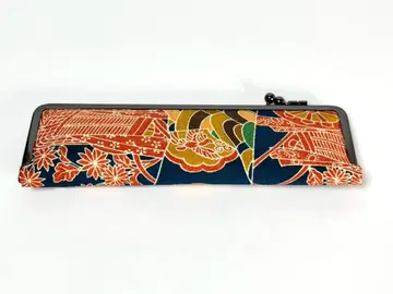 새상품급 일본풍 꽃무늬 장지갑 (거울, 빗, 브러쉬 세트)