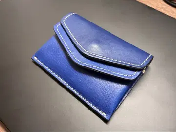 츠치야 가방 디아리오 트윈 코인 케이스 파랑 (한정판 색상)