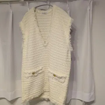 BEAUTY&YOUTH 아이보리 니트 베스트