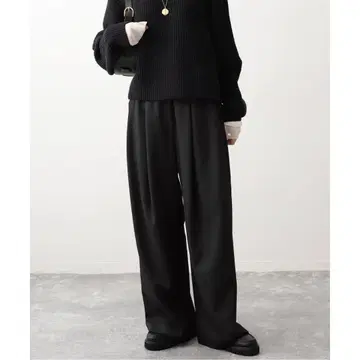 SLOBE IENA 와이드 턱 이지 팬츠