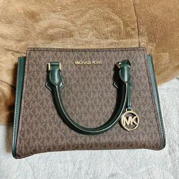 MICHAEL KORS 핸드백 브라운 그린