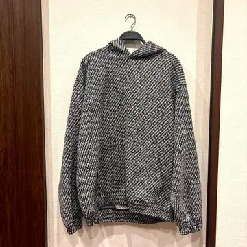 REALTAKAI 화이트 블랙 mix parka XL 사이즈