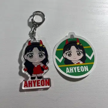 BABYMONSTER 아현 미니 캐릭터 아크릴 키링