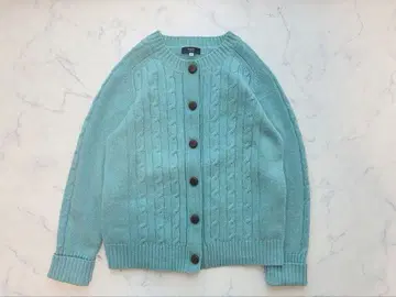 KEITH 키이스 울 100% 케이블 짜임 니트 가디건 38