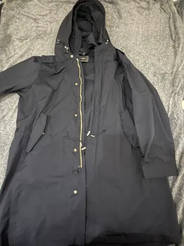 PAZZO 네이비 모즈 코트