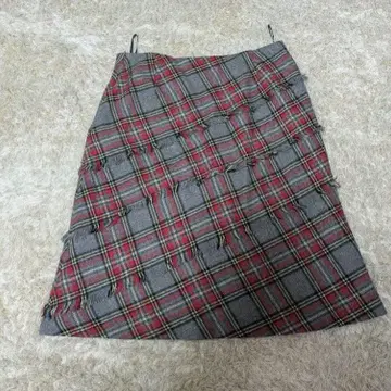 하트포드 HARTFORD 스커트 체크 사이즈 6 빅 사이즈
