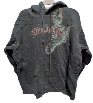 No Fear 바이크 디자인 블랙 후드티