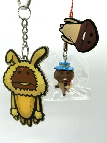 나메코 키링 스트랩 세트 클립 등산나메코