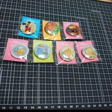 디즈니 캔뱃지 클래식 푸 아리엘 미키 카운트다운