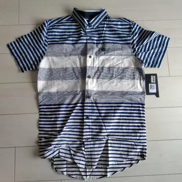 Hurley 스트라이프 반팔 셔츠 S