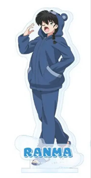 란마 1/2 동물 파자마 아크릴 스탠드 사오토메 란마