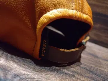 CA4LA 카시라 가죽 캡 소가죽