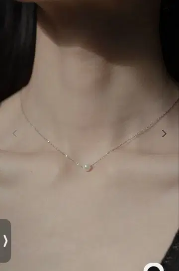 미사용 새상품 novice 노비스 SINGLE PEARL NECKLACE