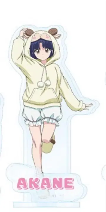 란마 1/2 동물 파자마 아크릴 스탠드 텐도 아카네