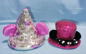 디즈니 미니 모자 헤어핀 패치 세트