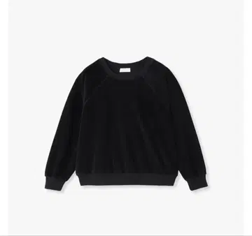 사모스 오버 사이즈 스웨트 셔츠 XS 블랙/버건디