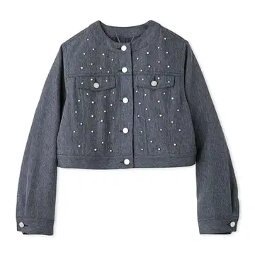 CELFORD 데님라이크 펄 자켓