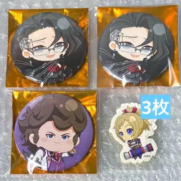 컴퍼스 윤회 히어로 가챠 캔뱃지 피에르 마토이 스티커