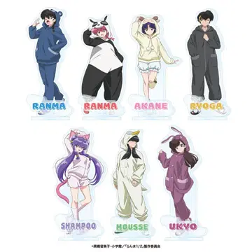 란마 1/2 동물 파자마 아크릴 스탠드 쿠온지 우쿄