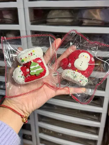 크리스마스 장갑 & 삭스 세트 스퀴즈 부드러운