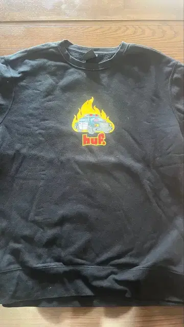 HUF 프레임 디자인 스웨트 셔츠 S 사이즈