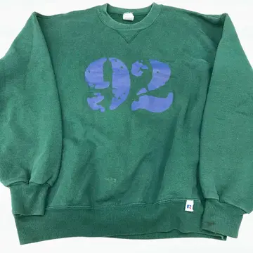 90's RUSSELL ATHLETIC 그린 USA