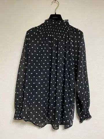 BEAUTY&YOUTH UNITED ARROWS 도트 블라우스 셔츠 긴팔