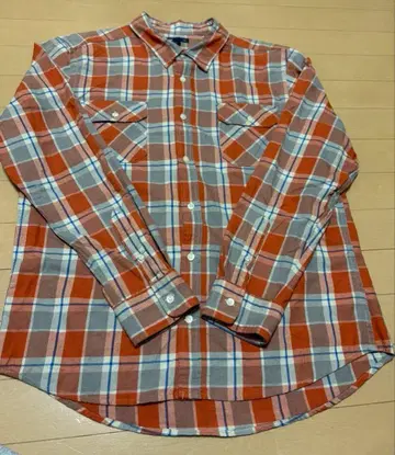 GAP 긴팔 셔츠 체크 무늬