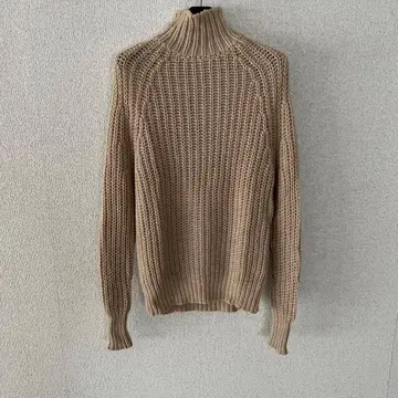띠어리 베이지 알파카 혼방 니트 스웨터 S