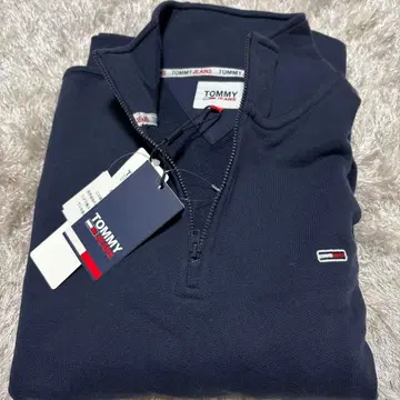 TOMMY JEANS 네이비 집업 트레이닝복 M