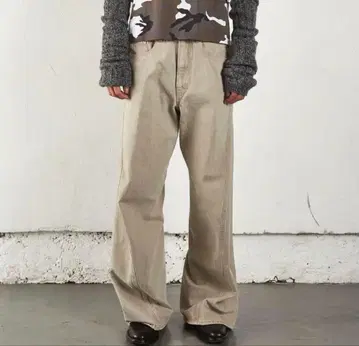 NVRFRGT 24SS 3D Twisted Wide Leg Jeans