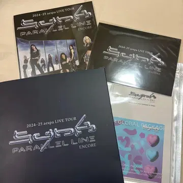 aespa 서울콘 앙콘 글로파 혜택 기념품 4세트