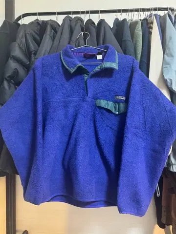90s patagonia 미국산 신틸라 스냅t 플리스 눈 없음