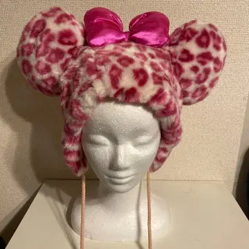 미니 레오파드 무늬 팬캡