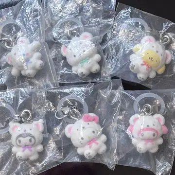 [익명 배송/산리오] 가챠가챠 메지루시 액세서리 포근포근 스노우