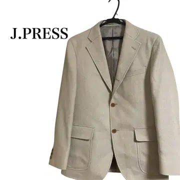 베이지 테일러드 자켓 울 혼방