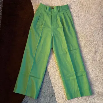 [green label relaxing 울 팬츠 38 그린]