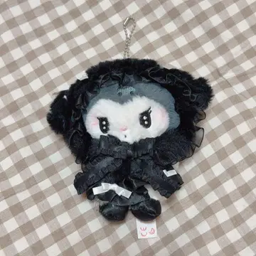 산리오 심야의 멜로쿠로 쿠로미 봉제 인형 마스코트 키링