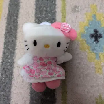 헬로키티 꽃무늬 드레스 봉제 인형