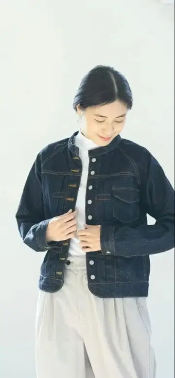 스스스 컴포트 / 데님 자켓 사이즈 38 미사용품