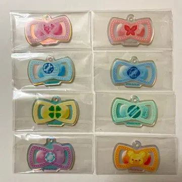 비밀의 아이프리 목욕탕 공 아크릴 참 8종 컴플리트