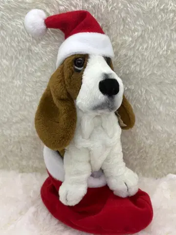 허시파피 봉제 인형 크리스마스 산타견