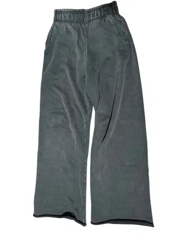 entire studios 스웨트 팬츠 페이드 가공 와이드 팬츠 xs