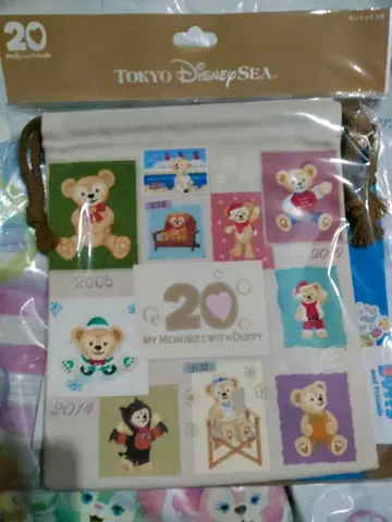 주머니 세트 더피 & 프렌즈 20주년 도쿄디즈니씨