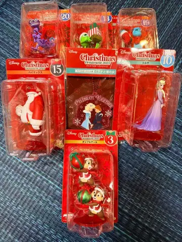 디즈니 크리스마스 오너먼트 7점