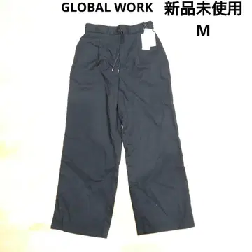 GLOBAL WORK 미사용 새상품 와이드 팬츠 M 사이즈 블랙