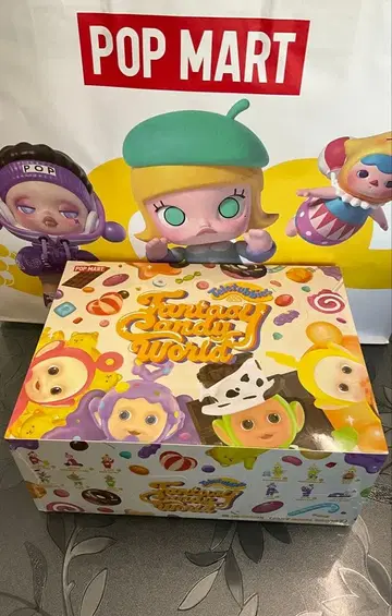 POP MART 판타지 캔디 월드 피규어 박스