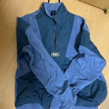 HUF 하프 지퍼 나일론 자켓 L