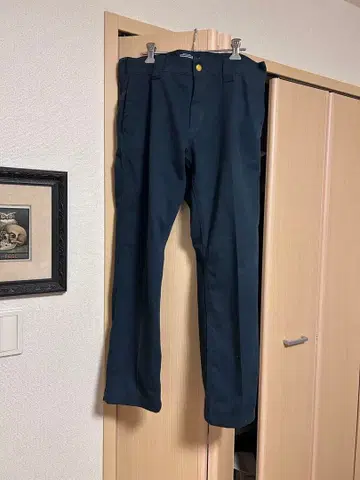 BLUCO 네이비 슬림 워크 팬츠