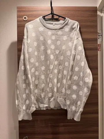 FRAPBOIS PARK 그레이 니트 스웨터